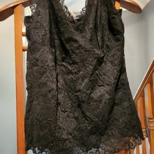 Black lacy lined camisole Medium  by B'Leev